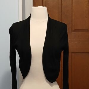 minimalist capsule CBK quiet luxury vintage Black Cardigan